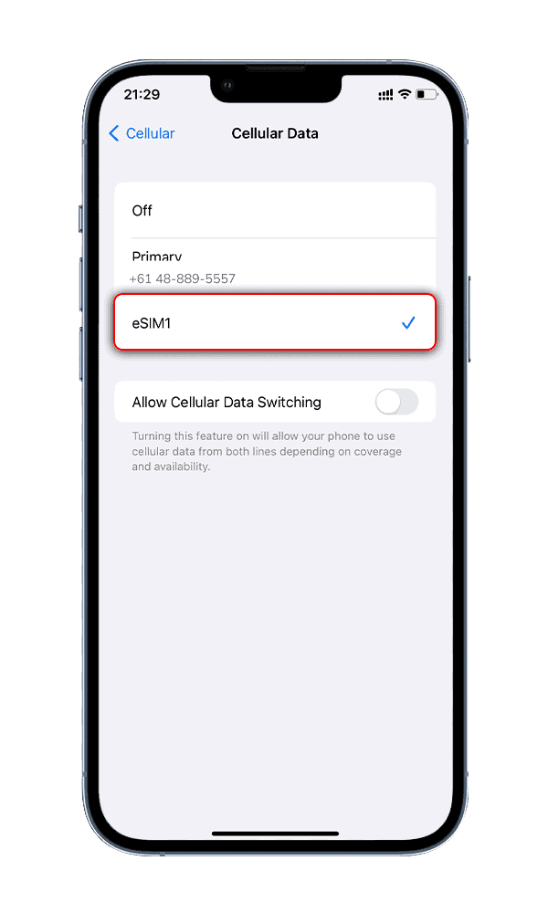 iphone esim идэвхжүүлэх заавар