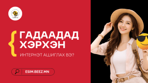 Гадаадад интернет хэрхэн авах вэ? (2026 оны гарын авлага)